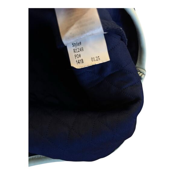 RNWK Renwick Quilted Snap Mock Size XS Blue Depths NWT Retail $125 - Picture 7 of 10